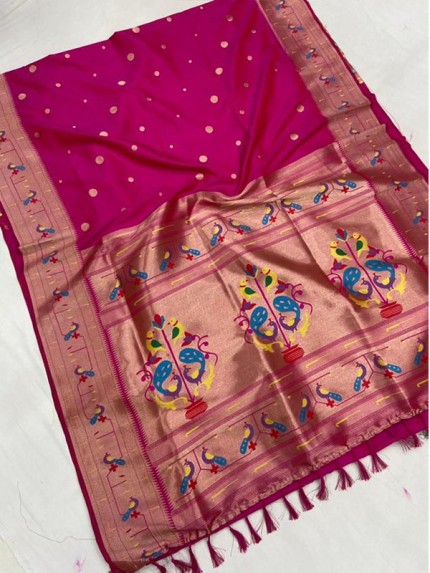 Special Edition Kanchipuram Pethani Silk Saree with Rich Look Pallu  
