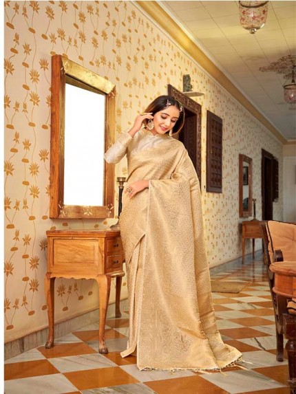 Pretty Look Handloom Weaving Silk Saree