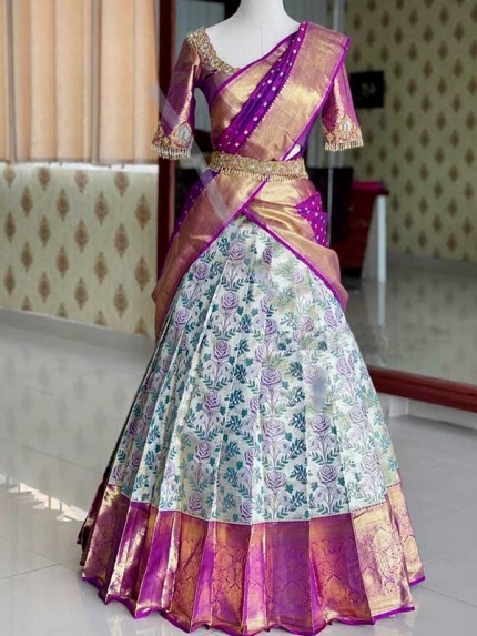 New Arrival Half Saree Now In Trend