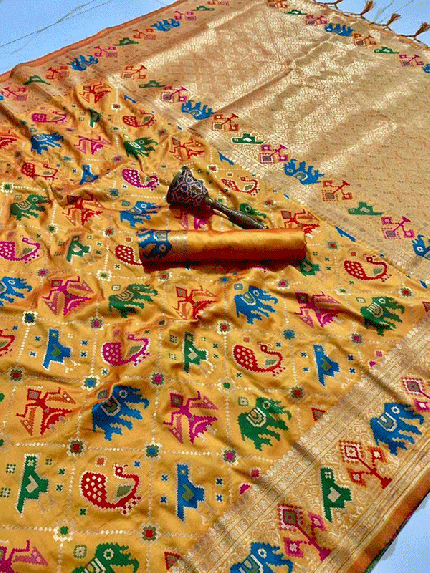 Banasari Very Soft Handloom Weaving Silk Saree