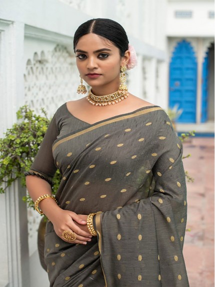 Festival Look Sambalpuri Cotton Saree with resham woven butti