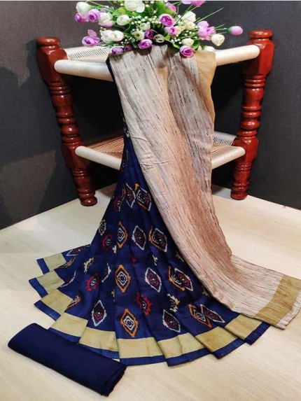 Latest Modern Look Multi Color Pashmina Silk  Saree 